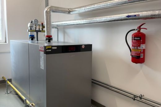 Przebudowa węzła cieplnego na kotłownię gazową na terenie zakładu produkcyjnego Gedeon Richter